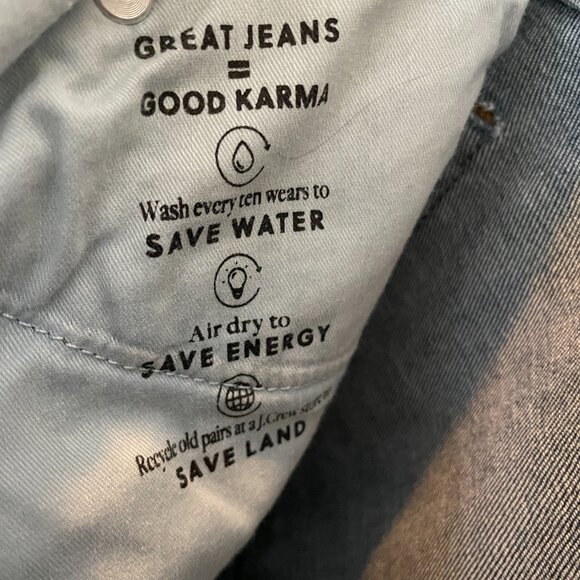 J. Crew 9" High Rise Toothpick Jeans | Medium Wash | Size 28 - Picture 5 of 8